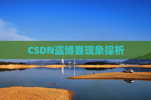 CSDN盗博客现象探析 CSDN盗博客现象探析